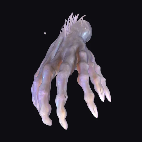 Alien Hand with Four Fingers