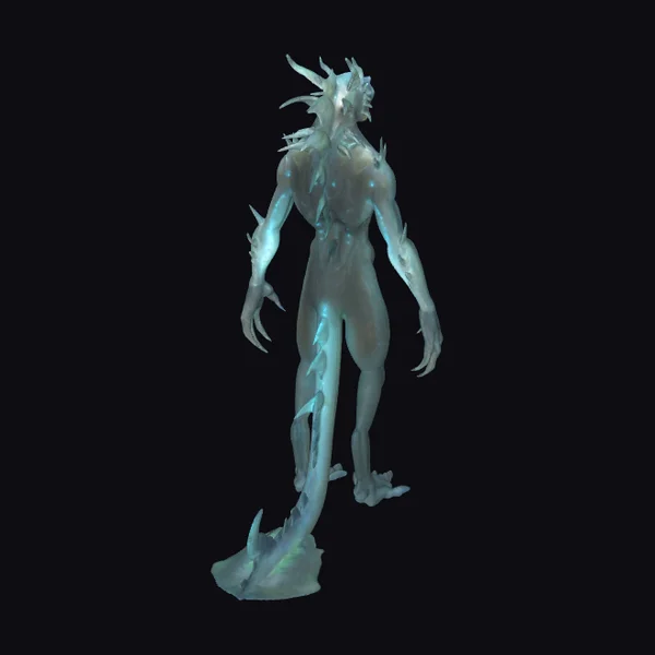 Glowing Aquatic Alien Creature