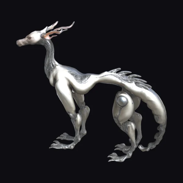 Metallic Deer-like Creature