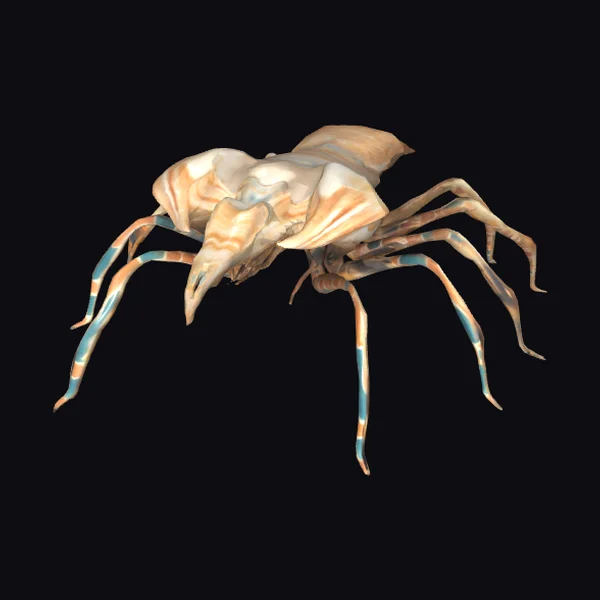 Iridescent Crab Spider Creature