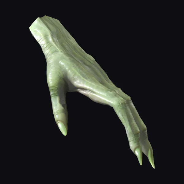 Alien Hand with Claws