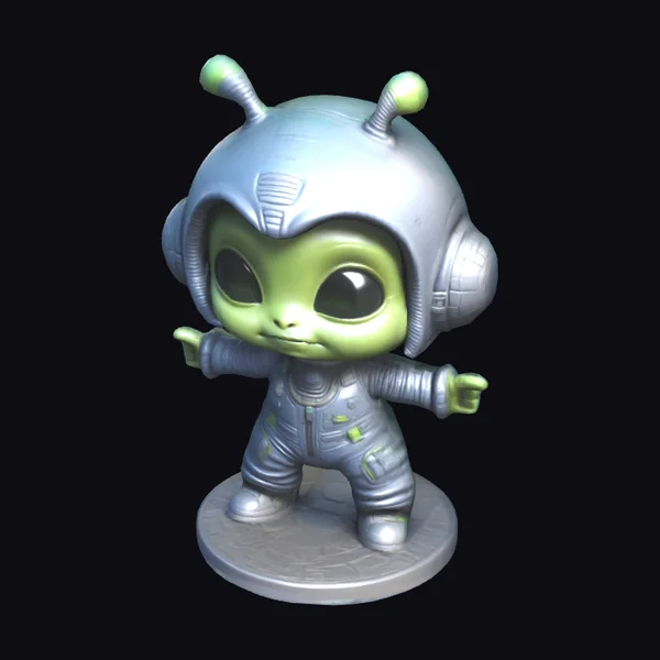 Chibi Alien Space Adventurer
