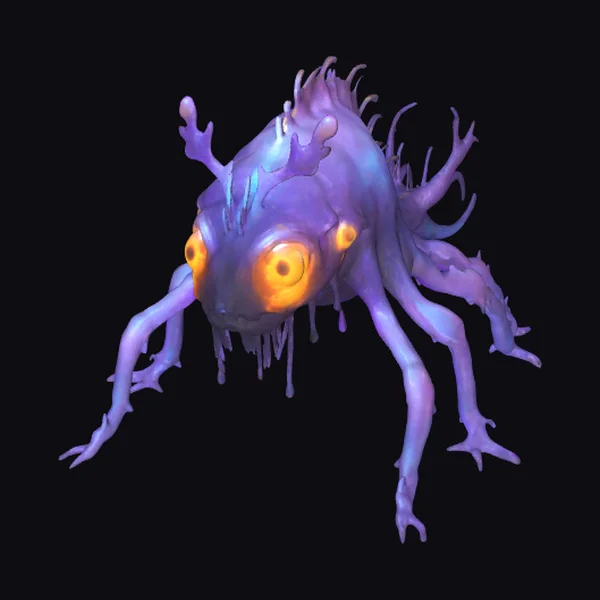 Bioluminescent Alien Creature