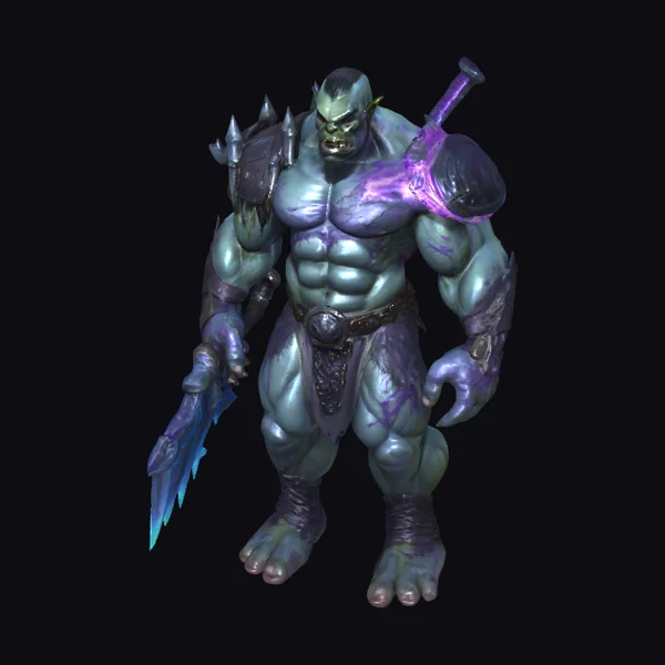Orc Warrior with Swords