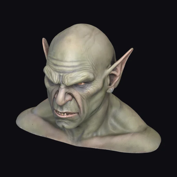 Bald Orc Bust
