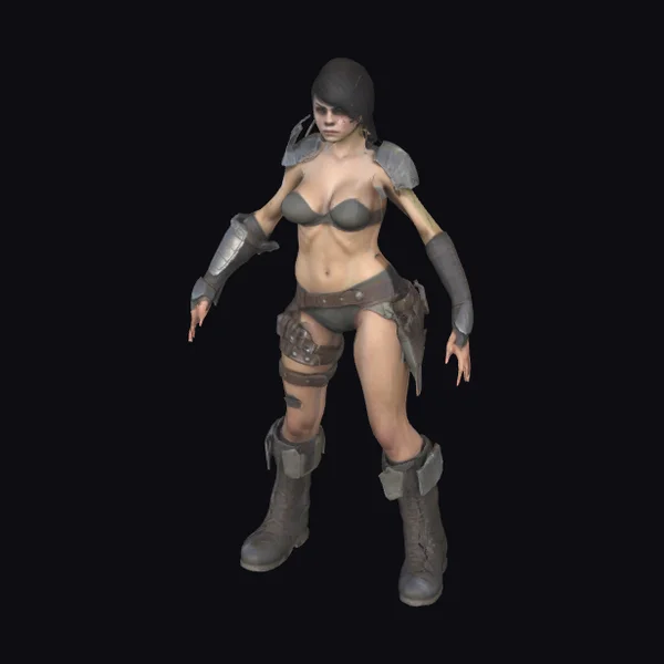 Female Orc Warrior Heroine