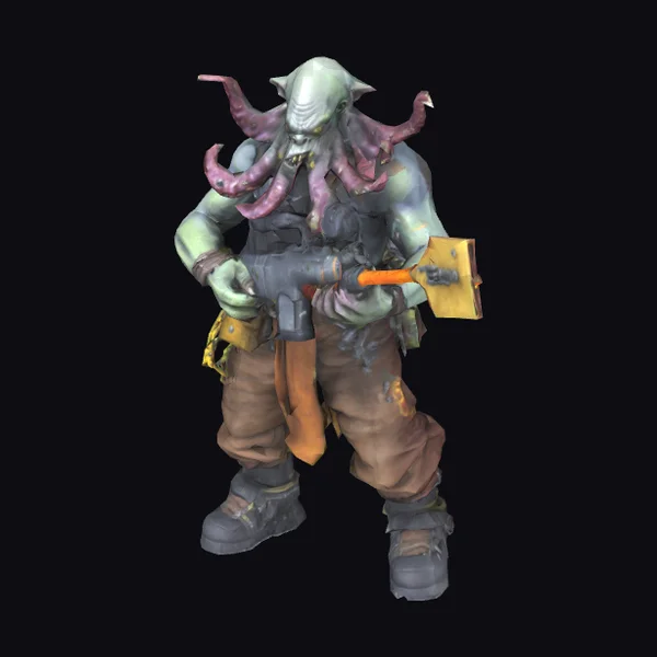 Mutated Orc Space Miner