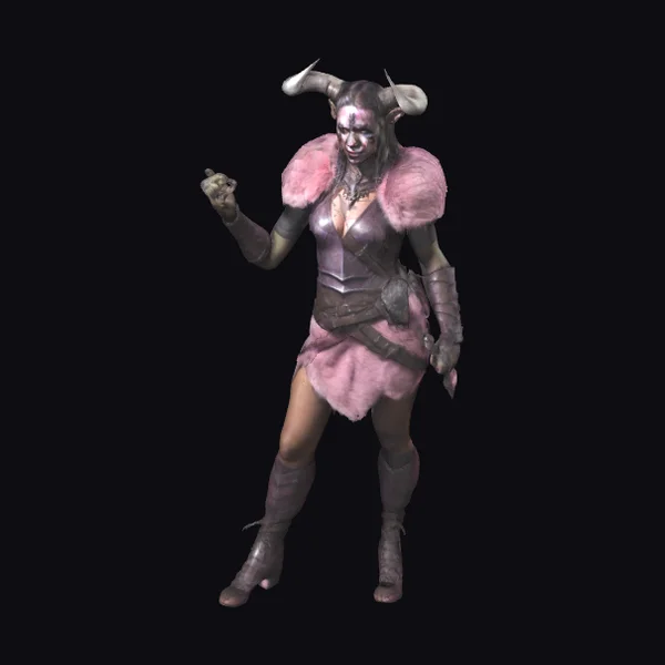 Female Orc Fashion Model