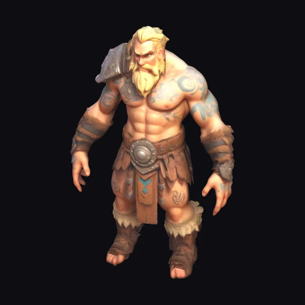Muscular Orc Warrior