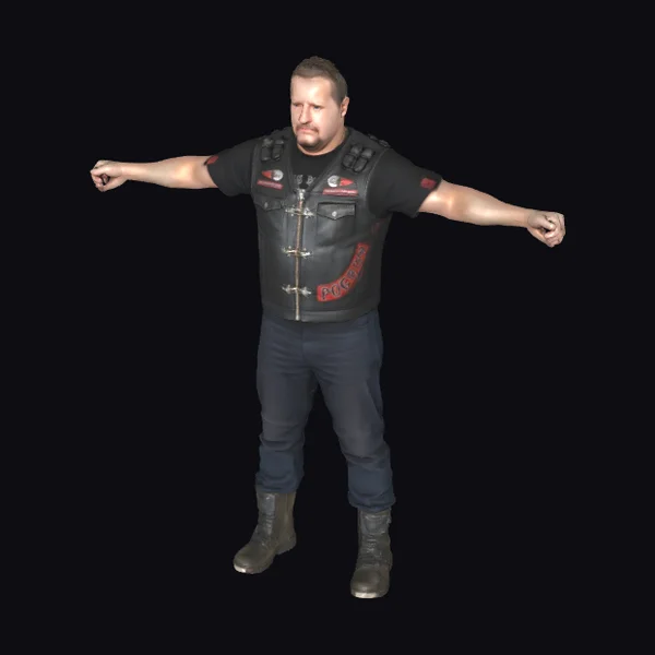 Biker Club Member Outfit