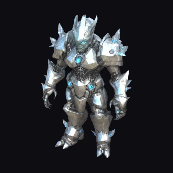 Crystal Golem in Armor