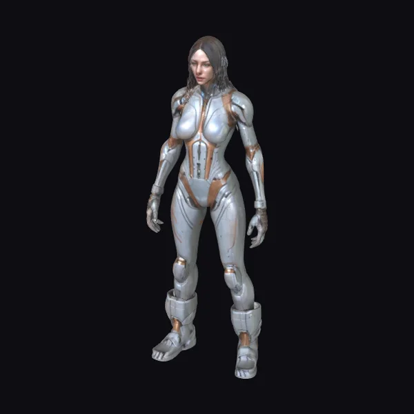 Cyborg Female Space Suit