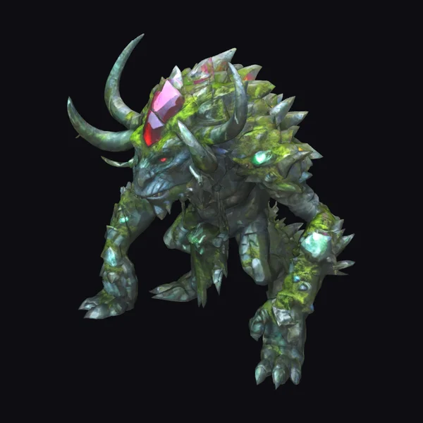 Mossy Crystal Beast Creature