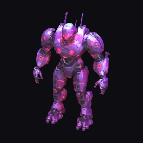 Robotic Cyborg Warrior