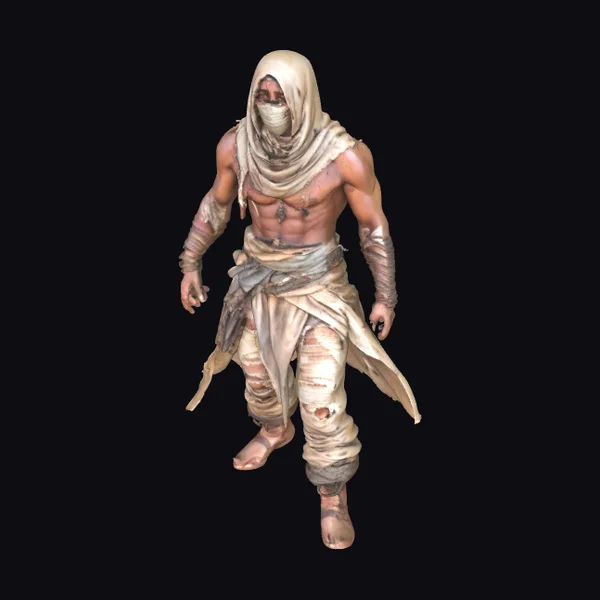 Desert Warrior Barely Clad