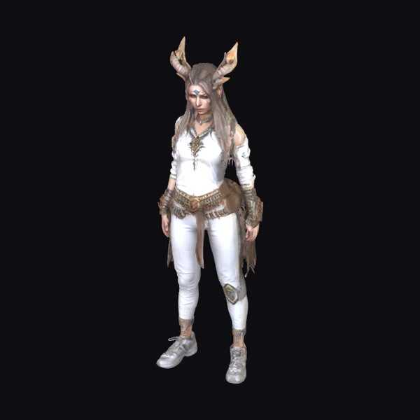 Elegant Shamanic Female Figure