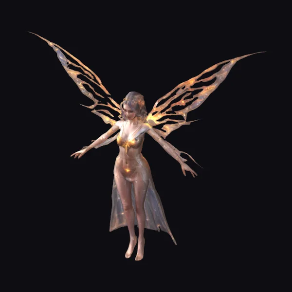 Ethereal Fairy with Wings