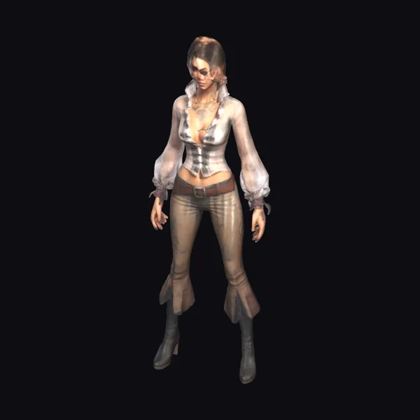 Stylized Pirate Woman