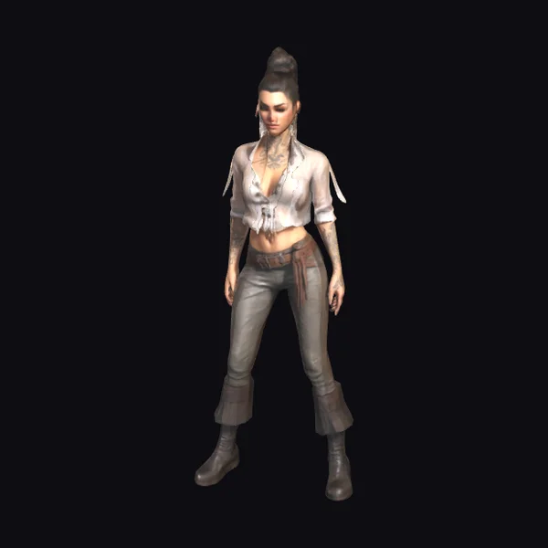 Stylized Pirate Woman