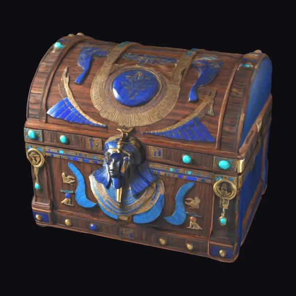 Ancient Egyptian Treasure Chest