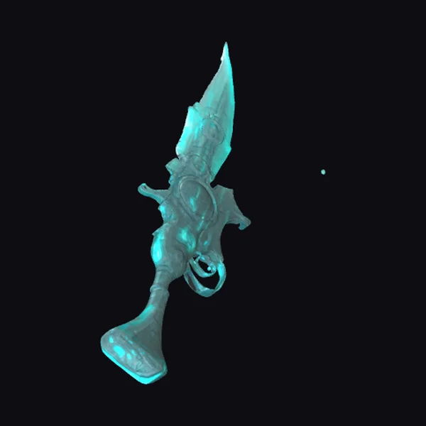 Cyan Laser Rifle Blade