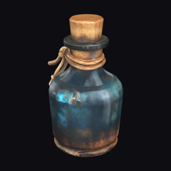 Ancient Glass Bottle
