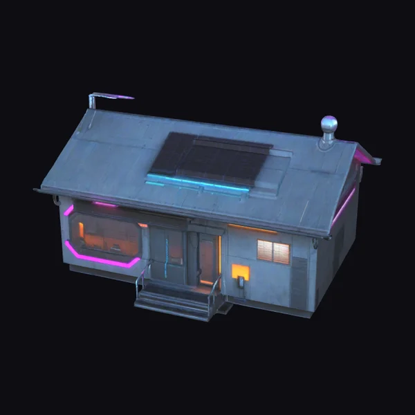 Cyberpunk Family Home