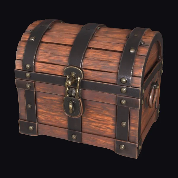 Wooden Treasure Chest
