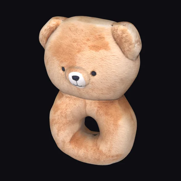 Teddy Bear Rattle Toy