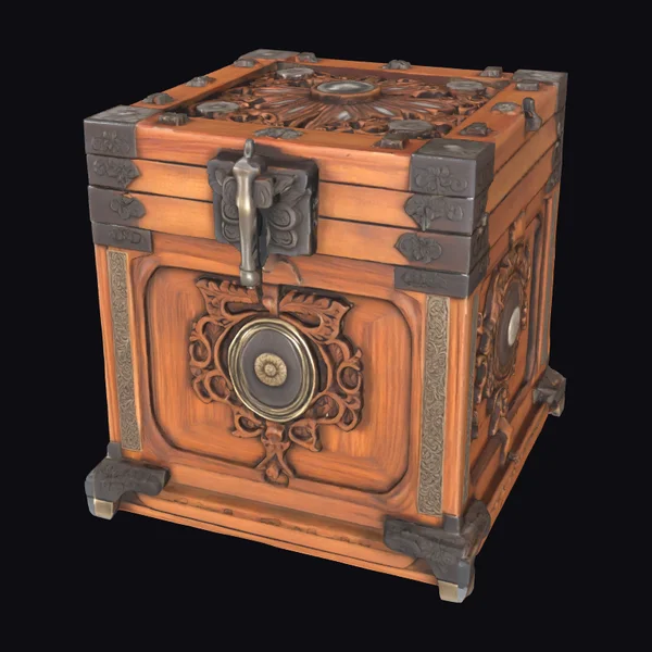 Ornate Wooden Keepsake Box