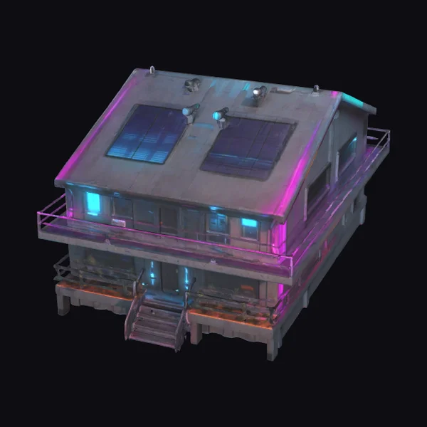 Cyberpunk Family Home