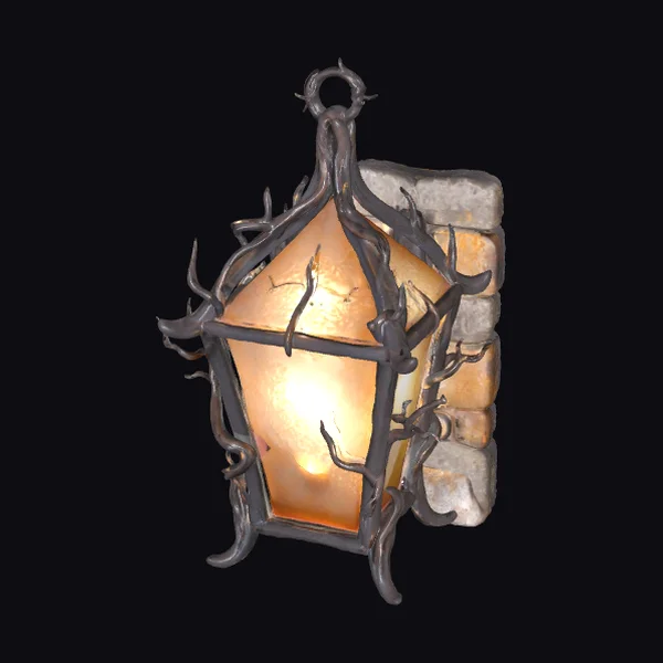 Forged Iron Lantern