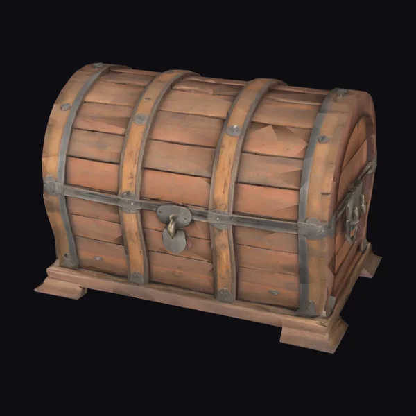 Wooden Treasure Chest
