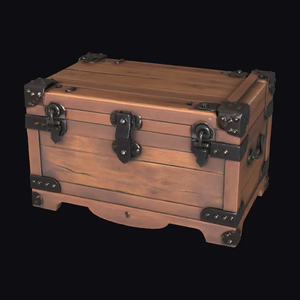 Wooden Treasure Chest