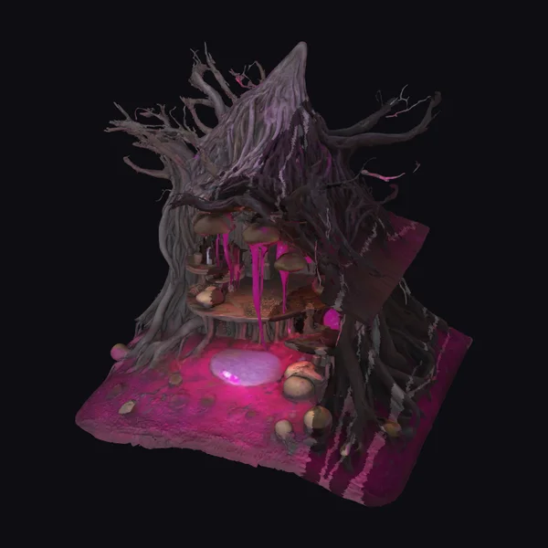 Ancient Tree Root Hut