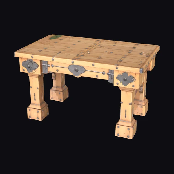 Medieval Wooden Table