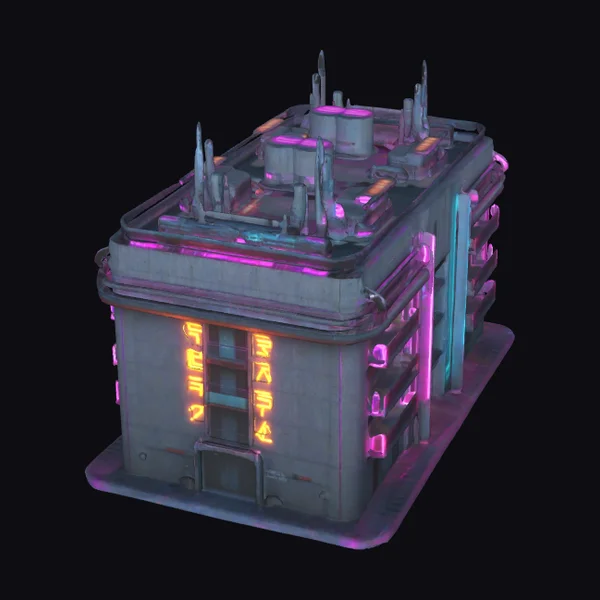 Cyberpunk Residential Complex