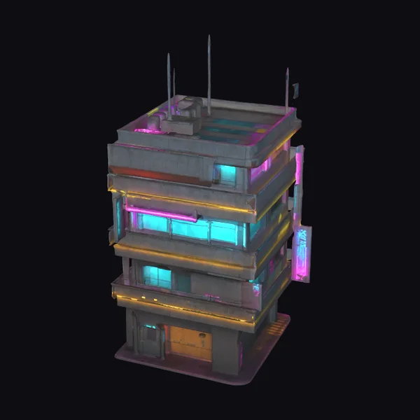 Cyberpunk Apartment Complex