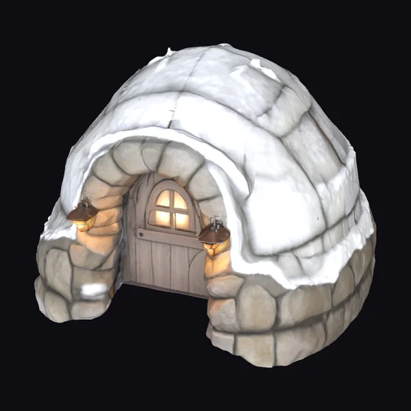 Snowy Igloo Lantern