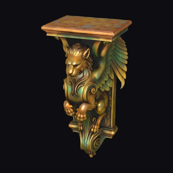 Winged Lion Console Table
