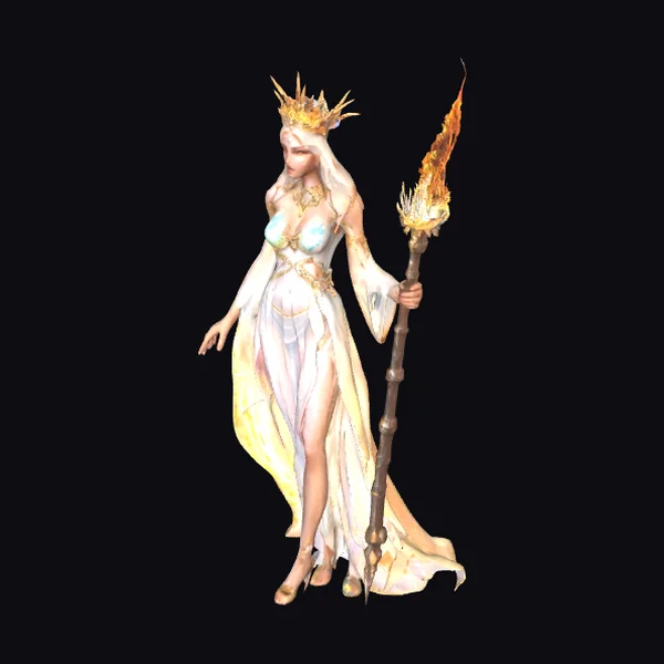 Fantasy Sunlight Queen Mage