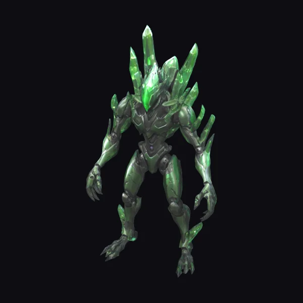 Green Crystal Robotic Hunter
