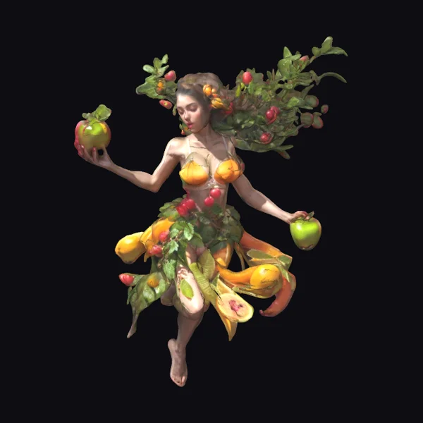 Floating Fruit Goddess