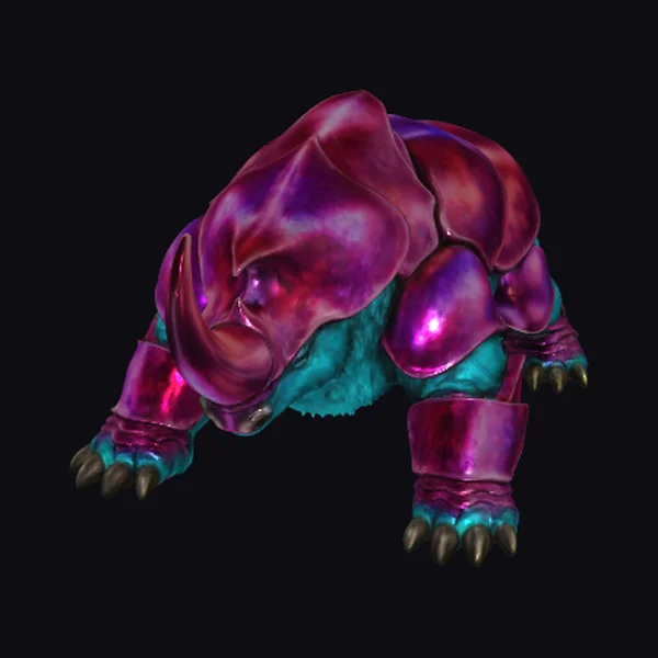 Purple Armored Beast Creature