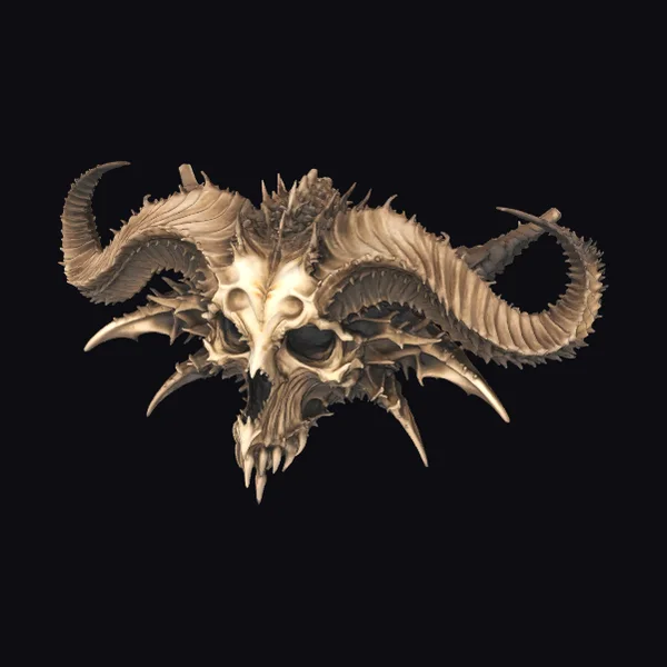 Demonic Ram Skull