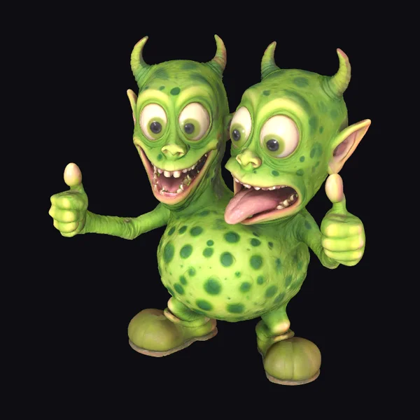 Green Spotted Demon Duo
