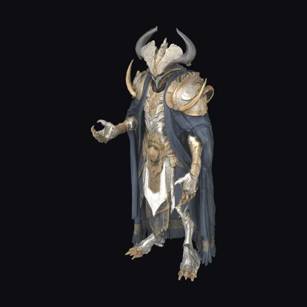 Armored Creature with Cape