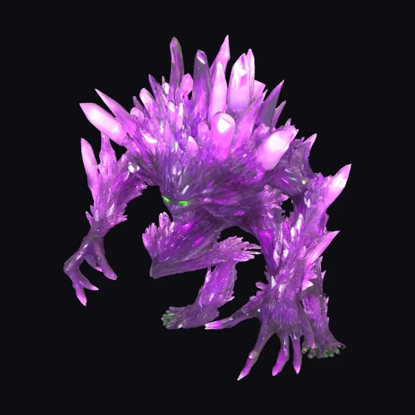 Purple Crystal Creature