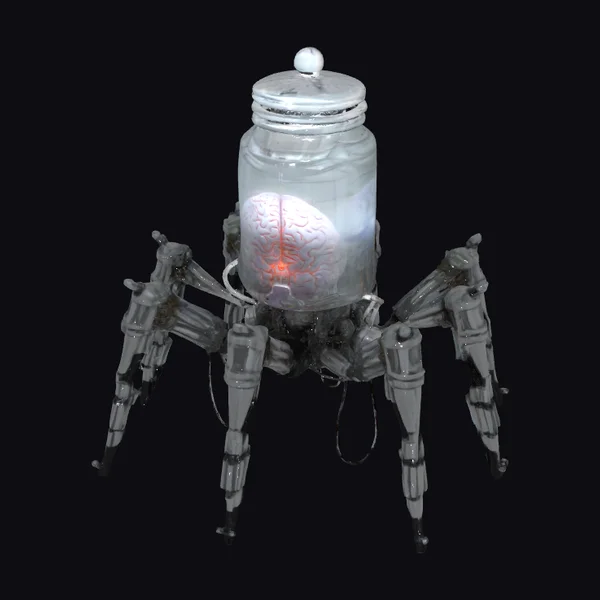 Mechanical Brain Jar Robot