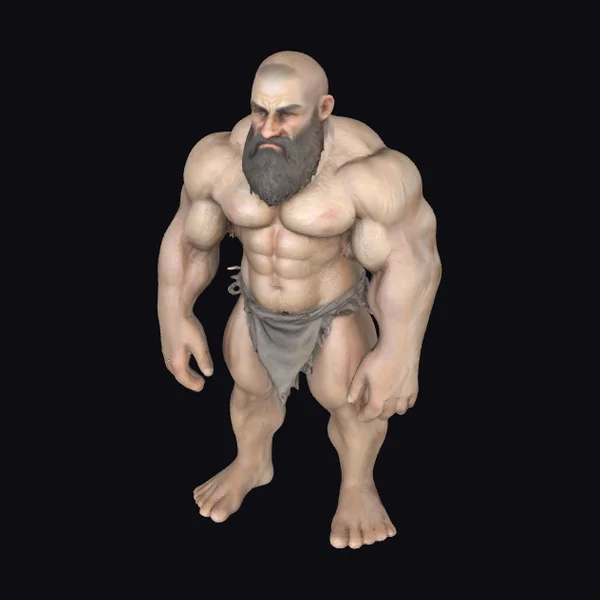Muscular Bearded Giant
